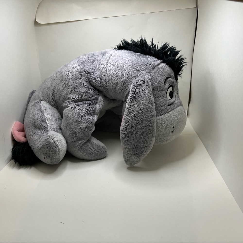 Authentic soft Disney Store large plush Eeyore very soft high quality